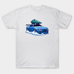 Skyline GTR Christmas T-Shirt